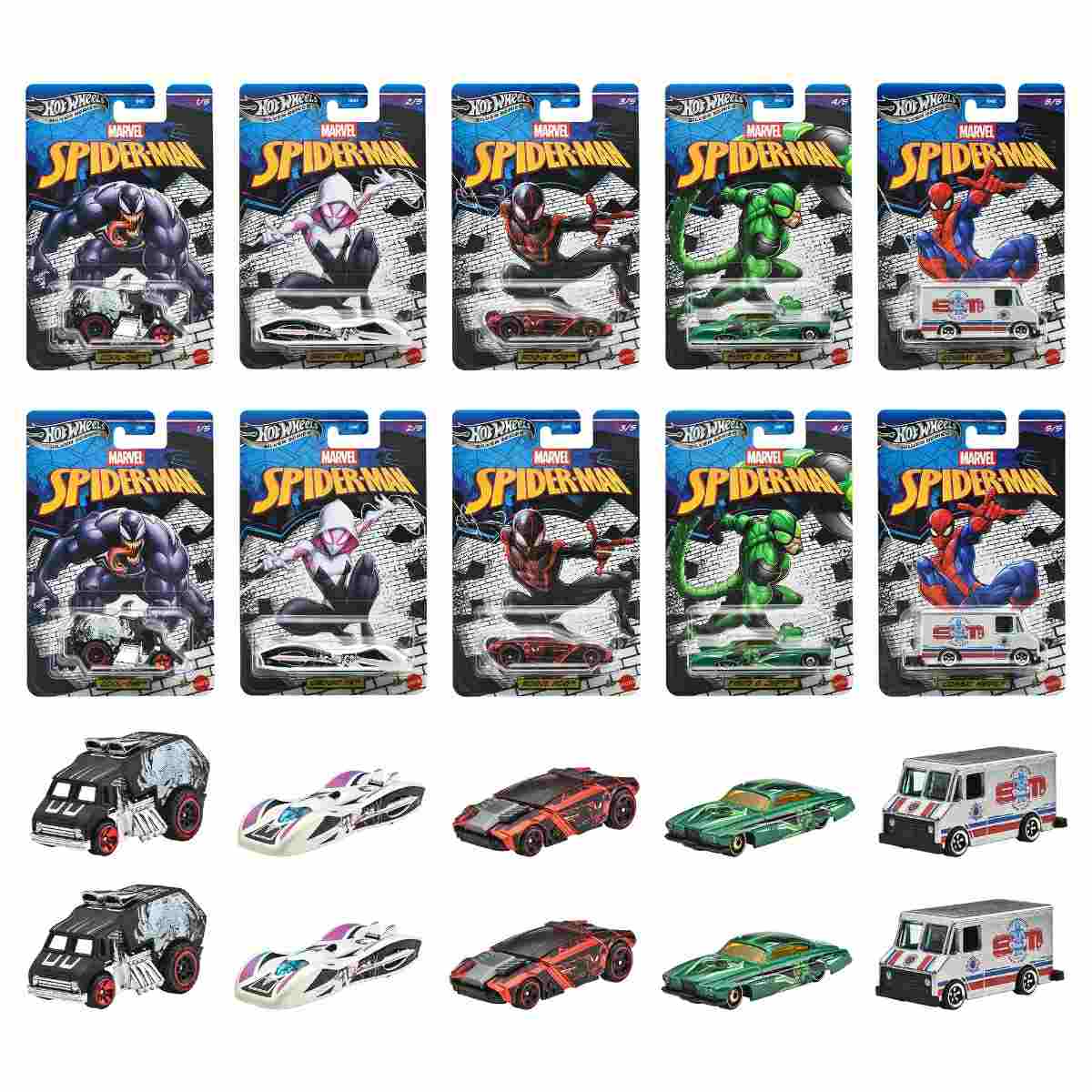 ホットウィール　エンターテイメントテーマ アソート スパイダーマン