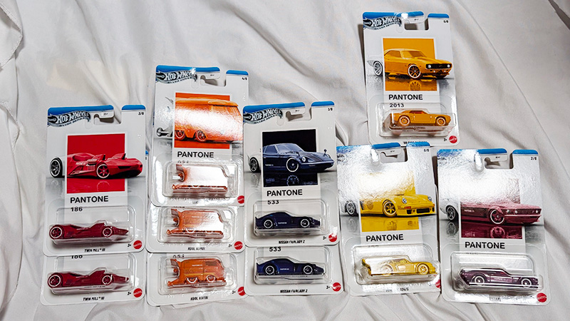 ホットウィール パントーンシリーズ 購入品