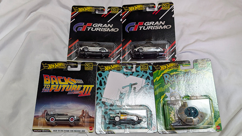 Hot Wheels Pop Culture 5台セット